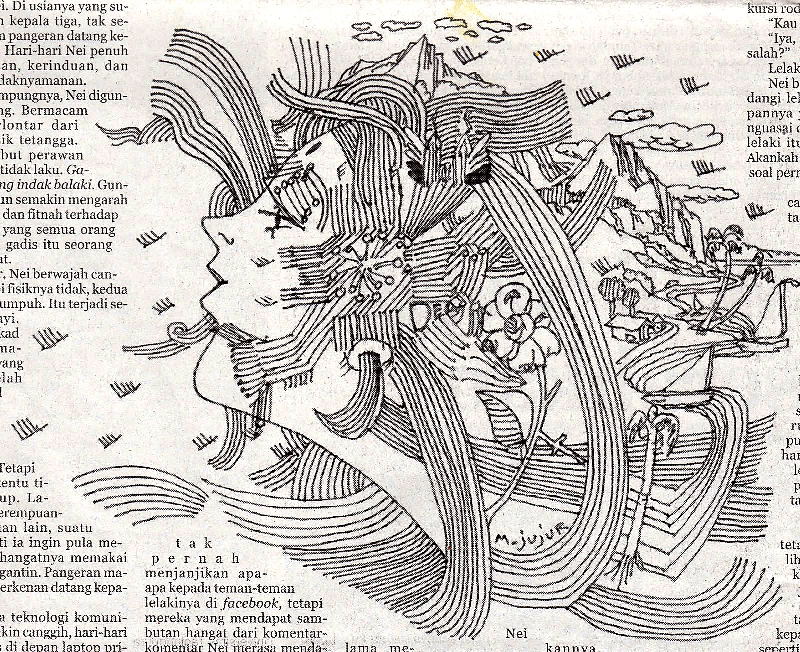 Karya gambar Muhammad Jujur, arsip nomor 46