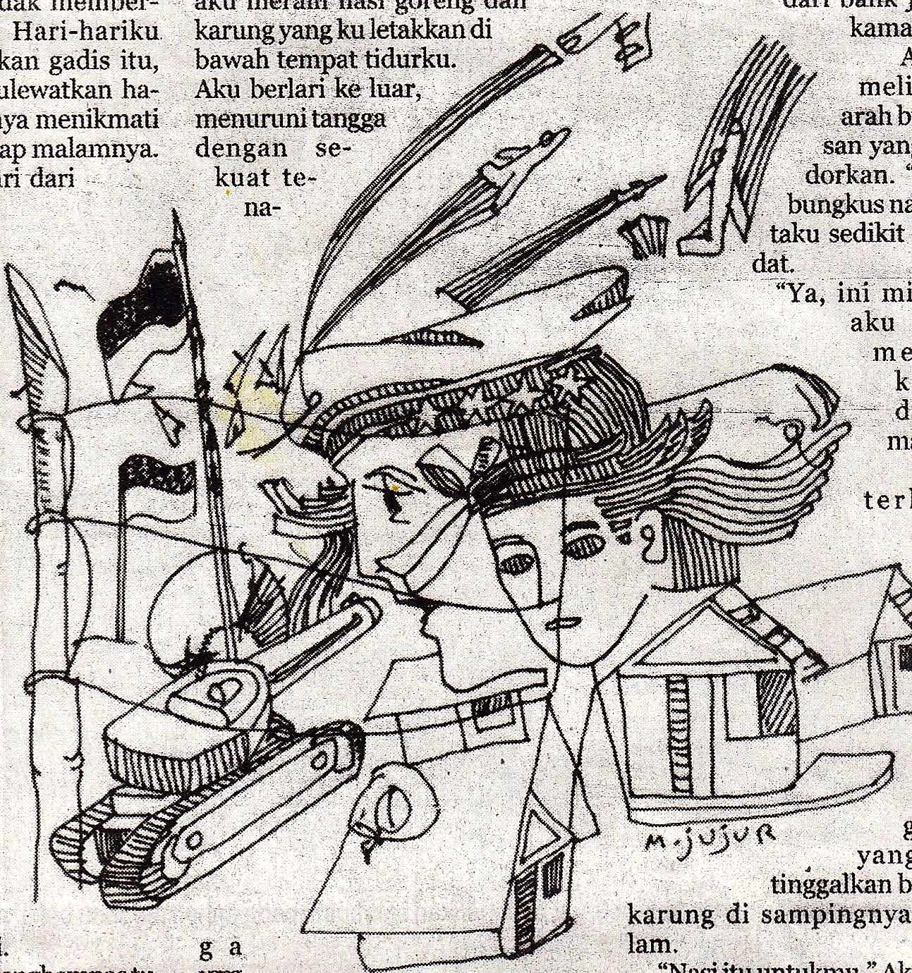 Karya gambar Muhammad Jujur, arsip nomor 48
